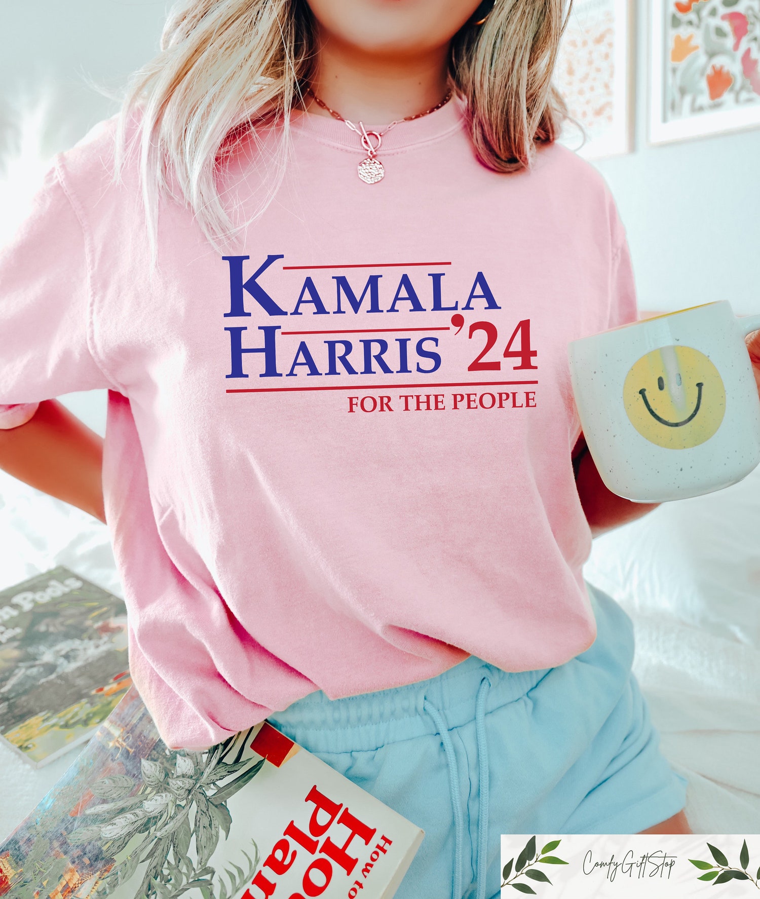 Kamala Harris 2024 For The People Shirt Madam President Presidential Election Gift image 1