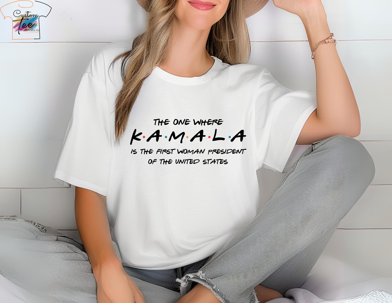 Kamala Harris 2024 Presidential Election T-Shirt Support Kamala Harris vs Trump image 4