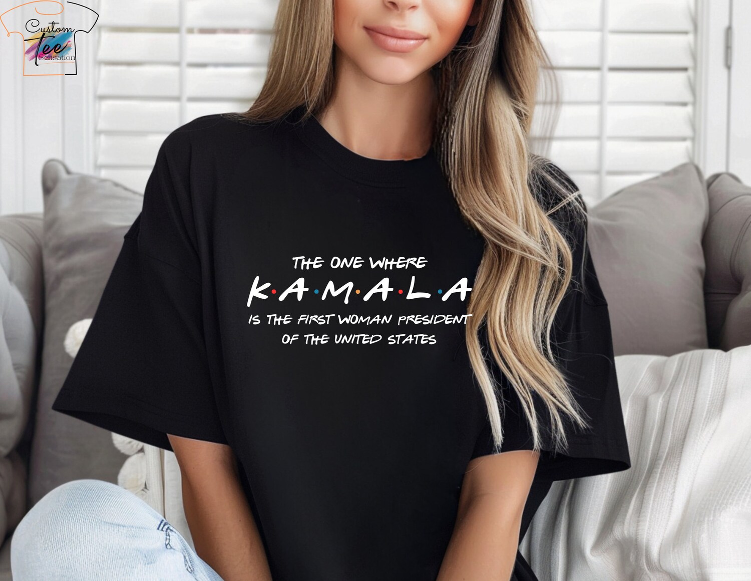 Kamala Harris 2024 Presidential Election T-Shirt Support Kamala Harris vs Trump image 5