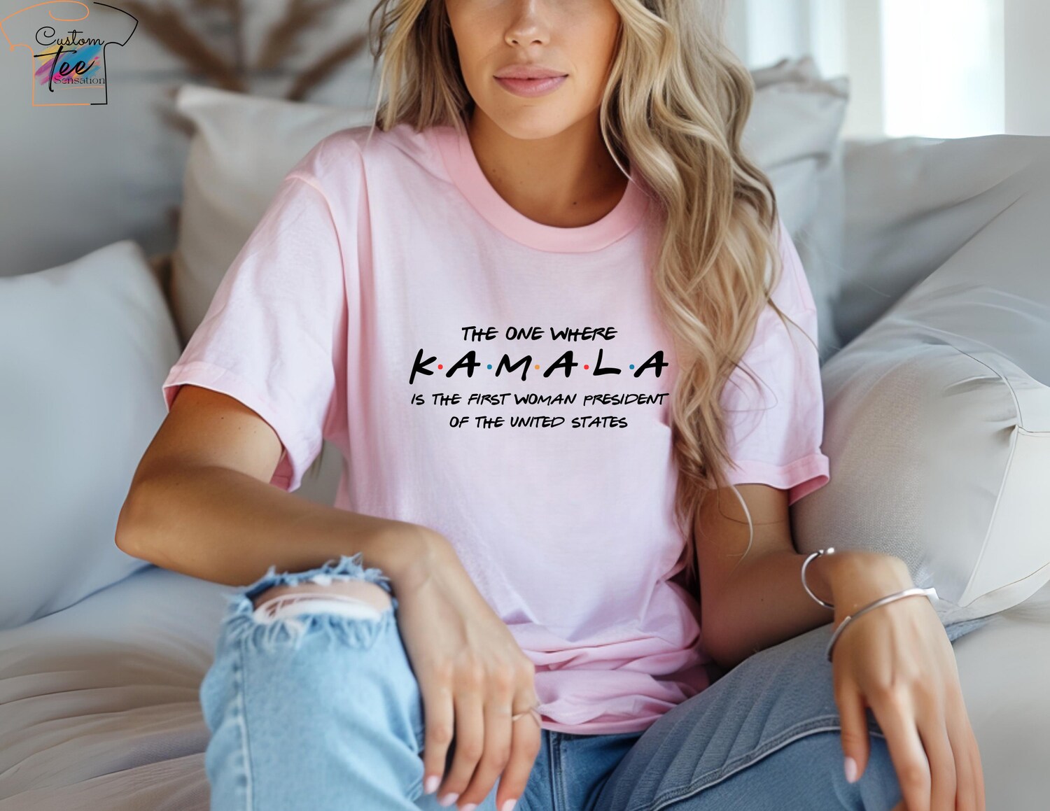 Kamala Harris 2024 Presidential Election T-Shirt Support Kamala Harris vs Trump image 6