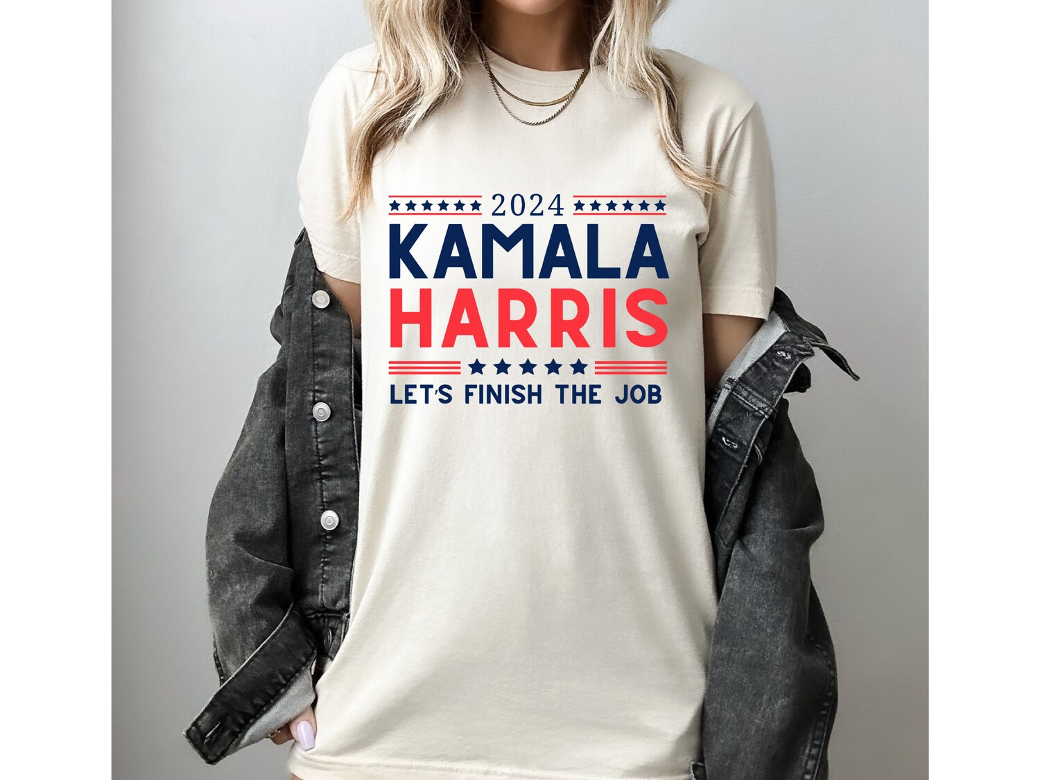 2024 Kamala Harris Let's Finish The Job Shirt Presidential Election Kamala Harris 2024 image 7