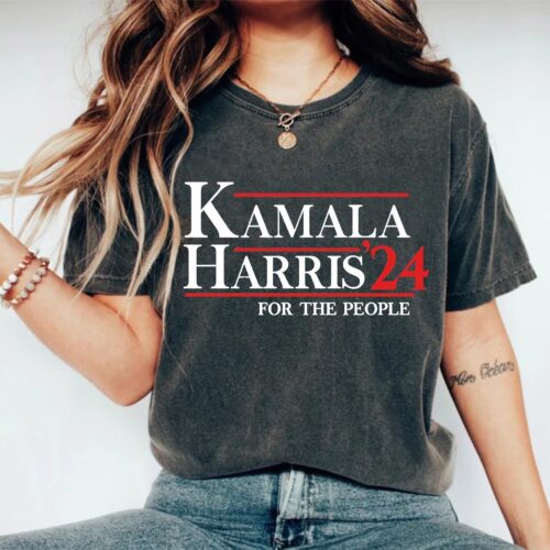 Kamala Harris 2024 For The People Shirt Election Campaign T-Shirt image 0