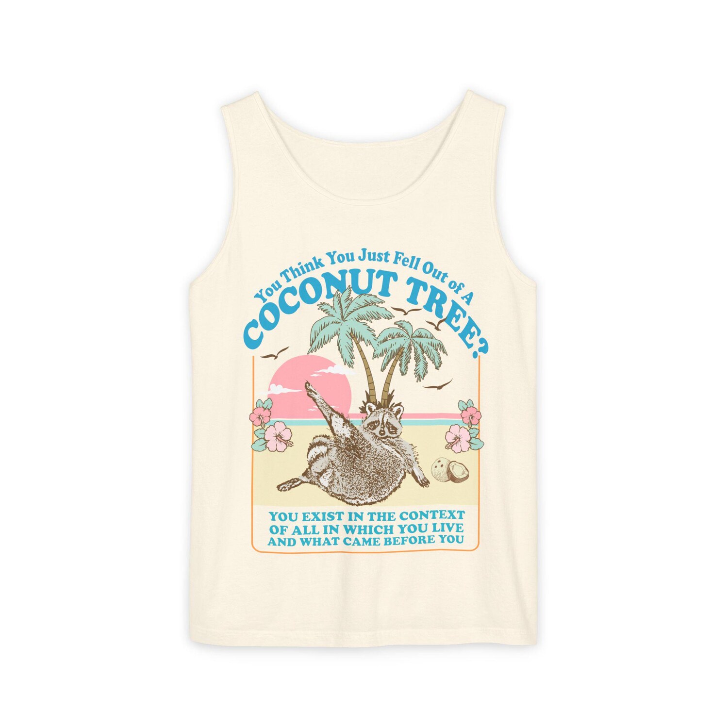 Kamala Harris Tank Top Funny Quote Coconut Tree Social Democrat Harris 2024 Election Shirt image 2