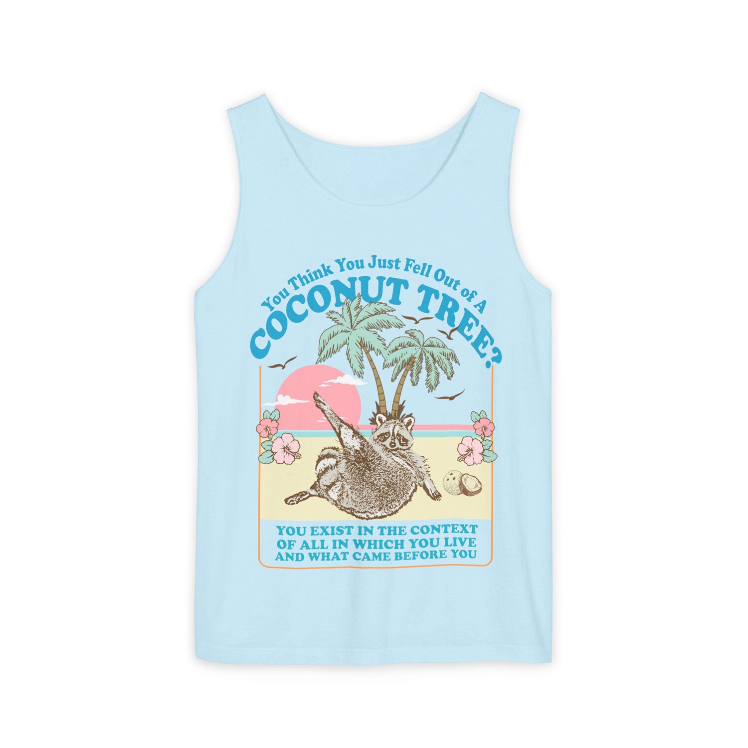 Kamala Harris Tank Top Funny Quote Coconut Tree Social Democrat Harris 2024 Election Shirt image 3