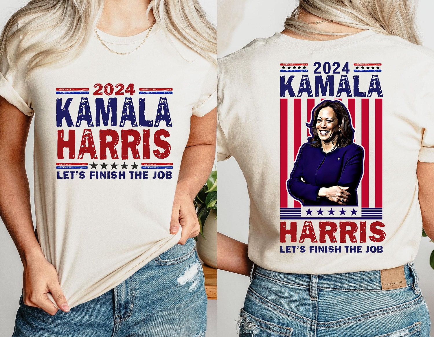 Kamala Harris 2024 Shirt Madam President T-Shirt I Am Speaking Kamala For The People Tee image 0