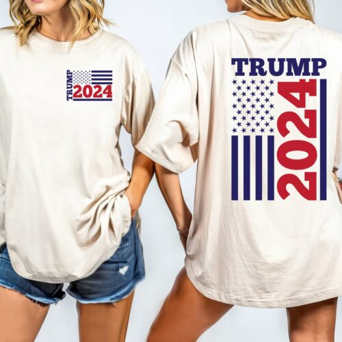 Trump 2024 Shirt President Trump Election Tshirt Donald Trump Rally Support Shirt image 0