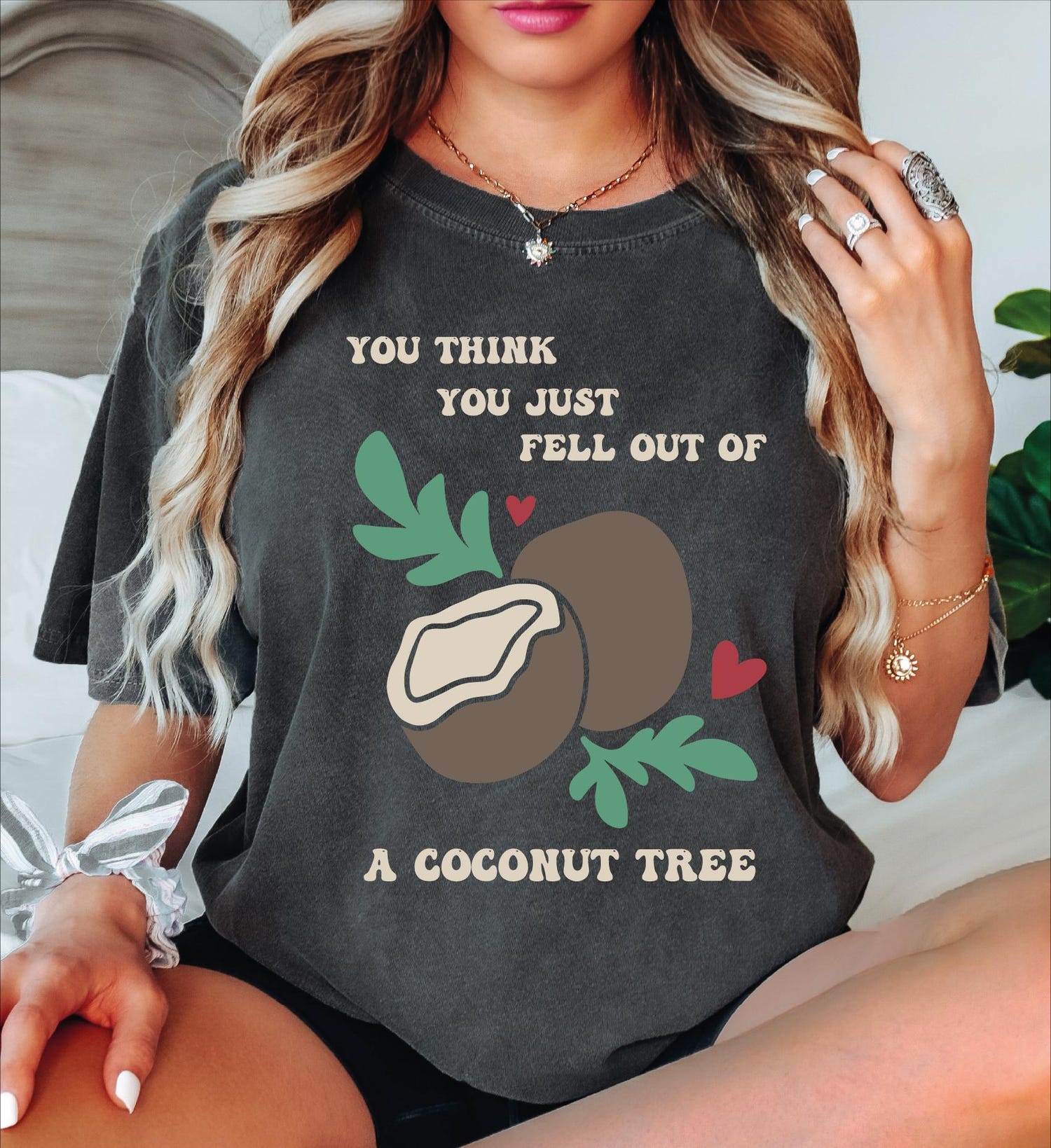 Kamala Harris Coconut Tree T-shirt Social Democrat Tee Harris 2024 Shirt image 0