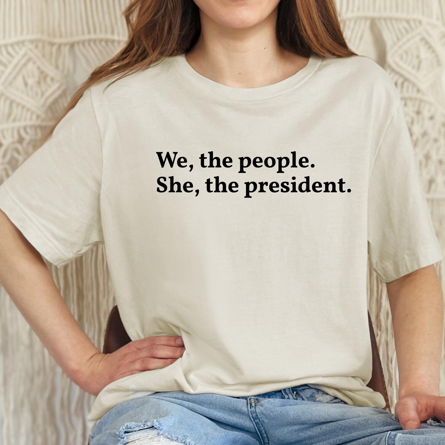 Kamala Harris 2024 President Shirt Vote Blue Democrat Merch Liberal Feminist T-Shirt image 1