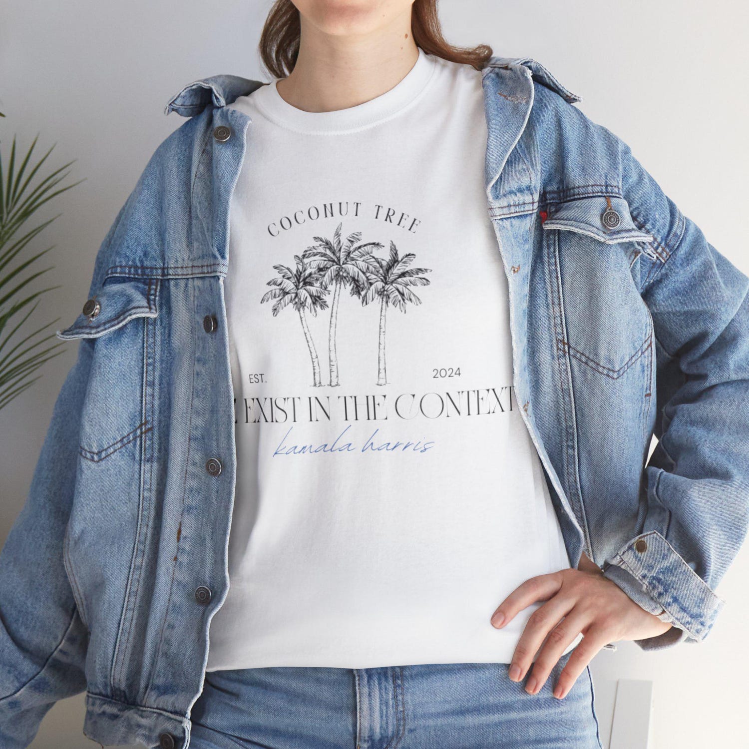 Kamala Harris Coconut Tree Shirt You Think You Just Fell Out Context Shirt Funny Political Tshirt image 4