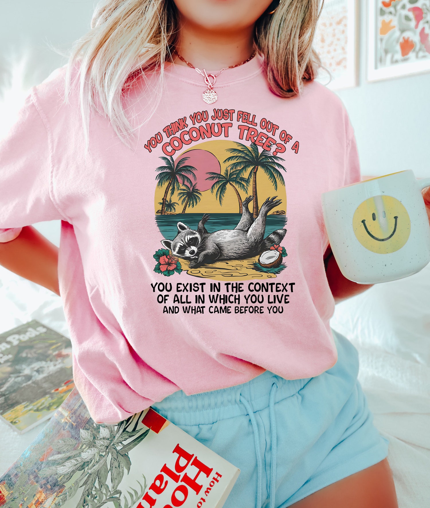 Kamala Harris Meme Shirt You Think You Just Fall Out of a Coconut Tree Social Democrat Tee image 2