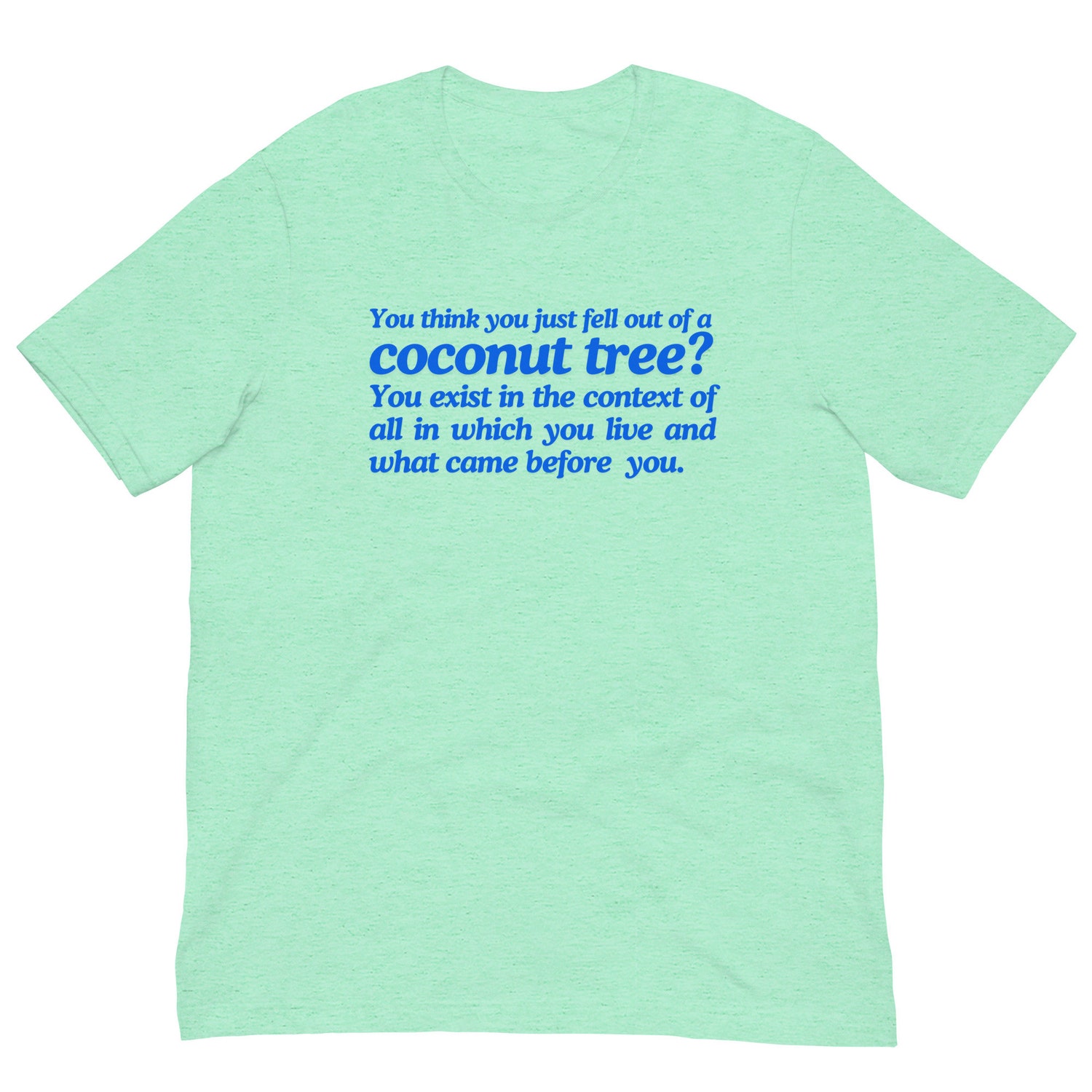 Humorous Coconut Tree T-Shirt Funny Tropical Vacation Shirt Novelty Beachwear Tee image 5