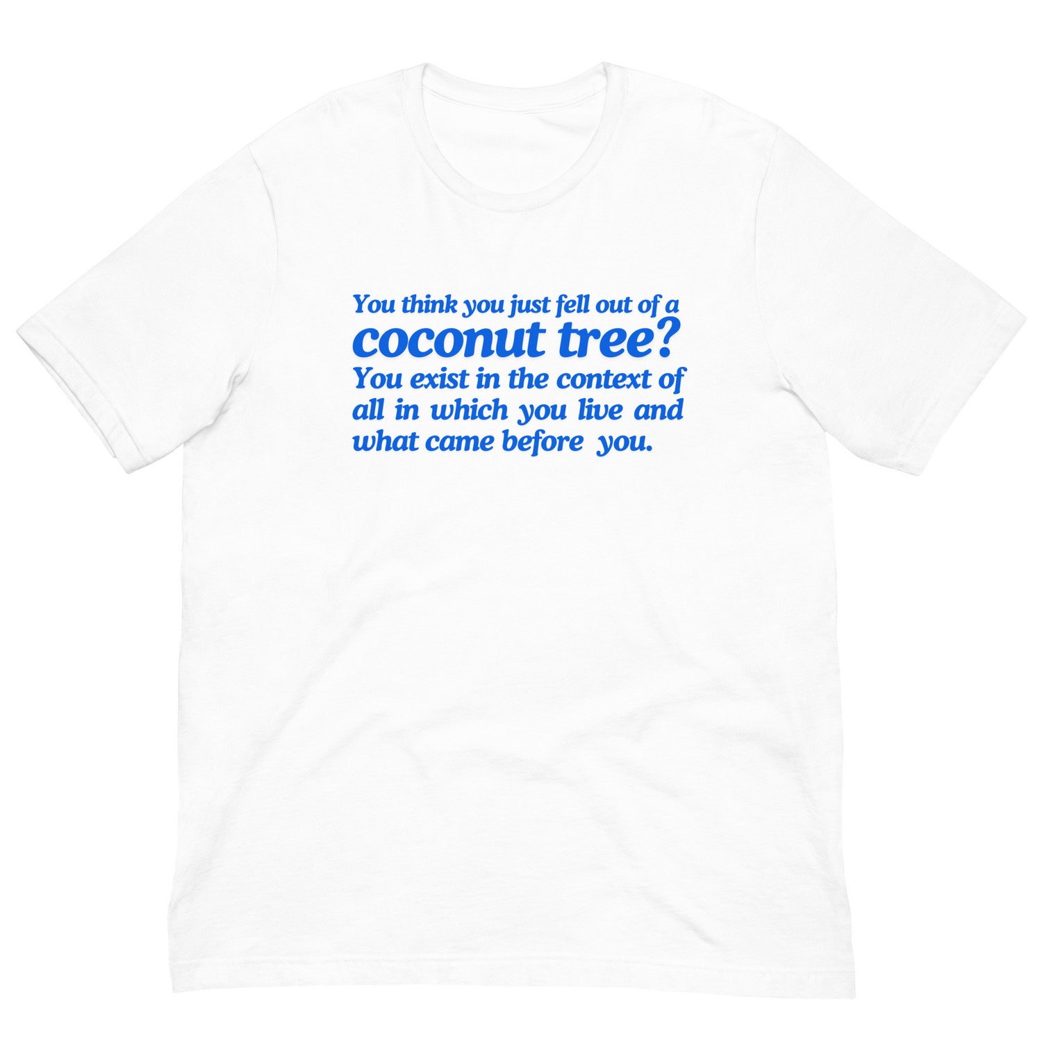 Humorous Coconut Tree T-Shirt Funny Tropical Vacation Shirt Novelty Beachwear Tee image 6