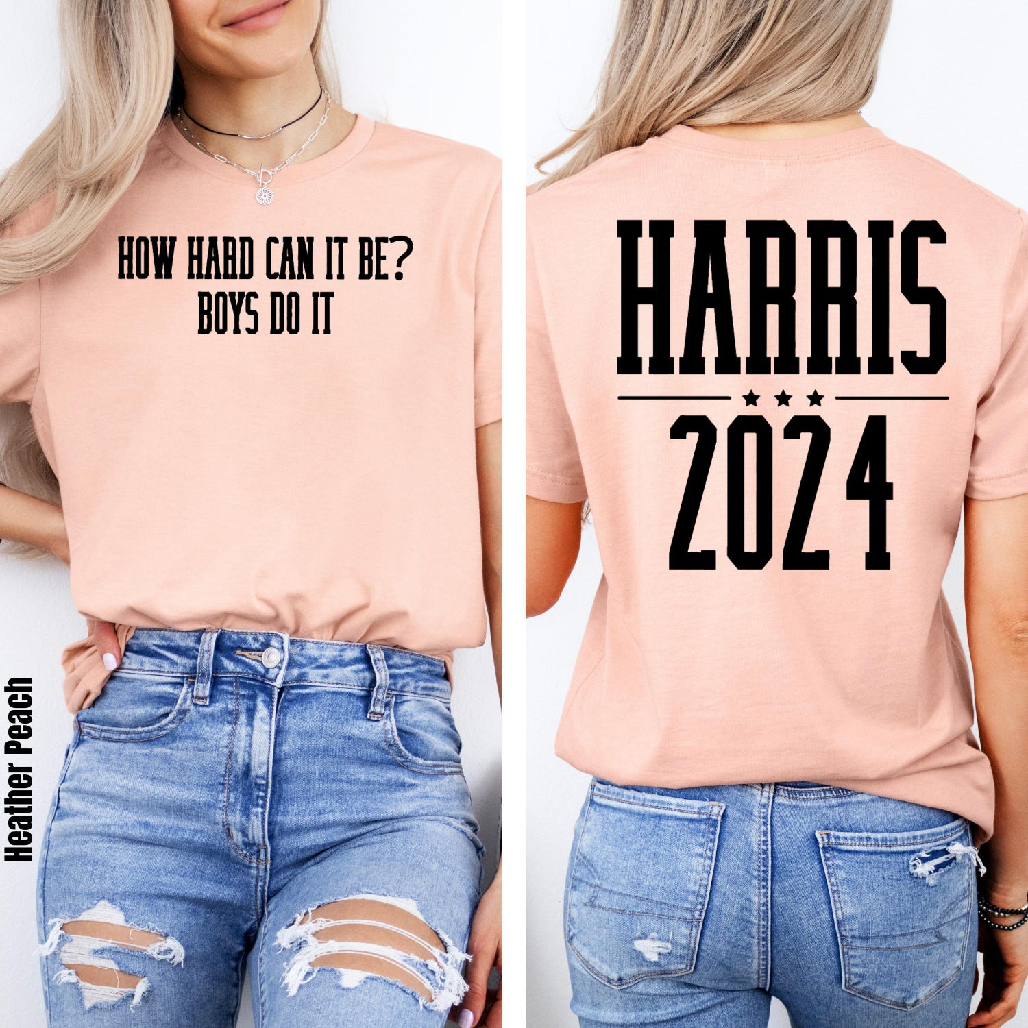 Kamala Harris 2024 Election Shirt Feminist Vote Blue Tee Boys Do It Shirt Political Apparel image 6