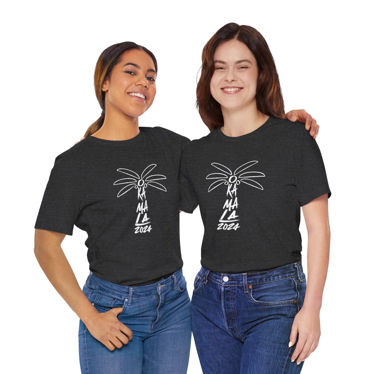 Kamala Coconut Tree 2024 Shirt Modern Minimalist Kamala Harris President Unisex Tee image 2