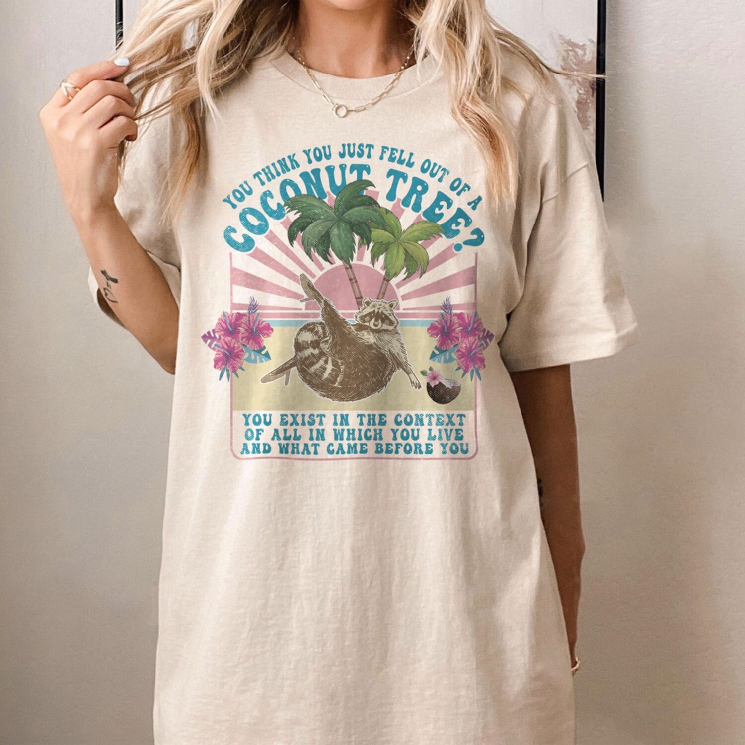 Kamala Harris 2024 T-Shirt - Social Democrat Meme - Coconut Tree Quote Shirt image 1