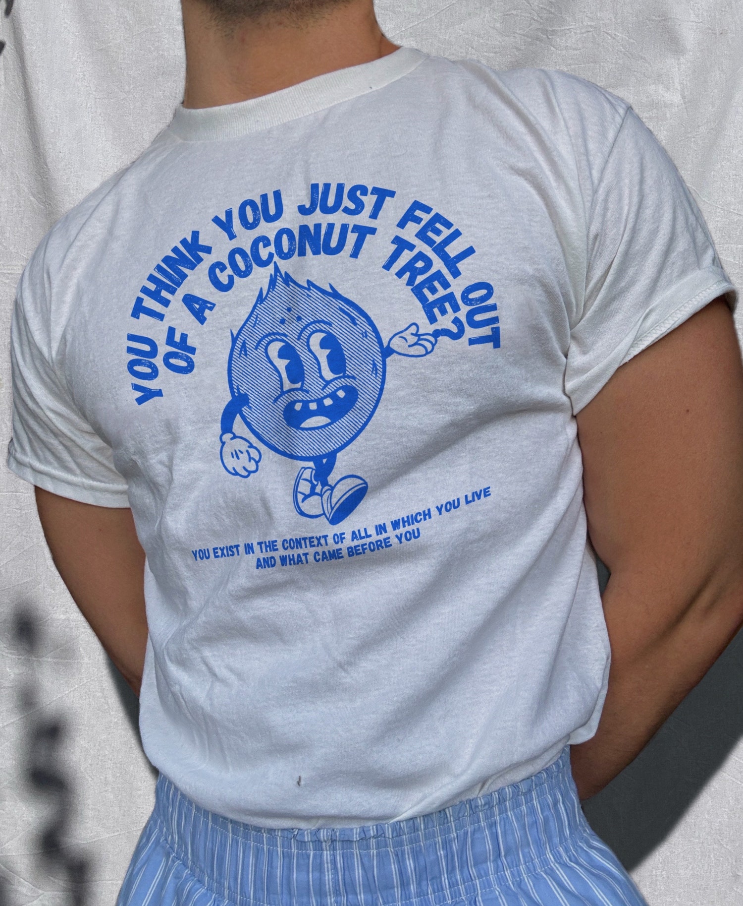 Kamala Harris Quote T-Shirt Unisex You Think You Fell Out Of A Coconut Tree Shirt image 0