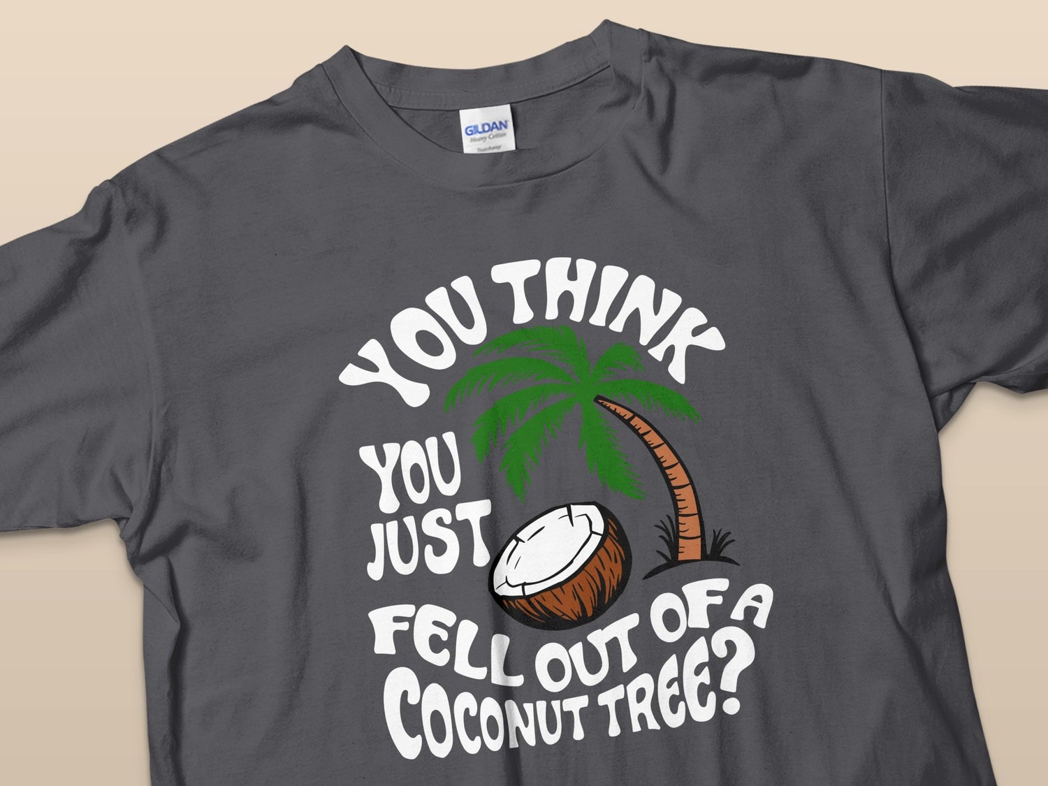 Kamala Harris 2024 Election T-Shirt You Think You Just Fell Out of a Coconut Tree image 3