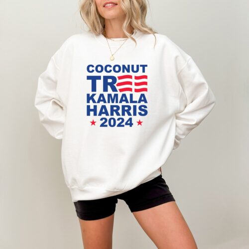 Kamala Harris Shirt You Think You Just Fall Out of a Coconut Tree Anti-Trump Tee image 0