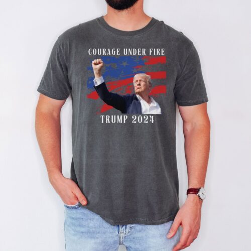 Trump 2024 Comfort Color T-Shirt Donald Trump Mugshot MAGA Republican Men's Tee image 0