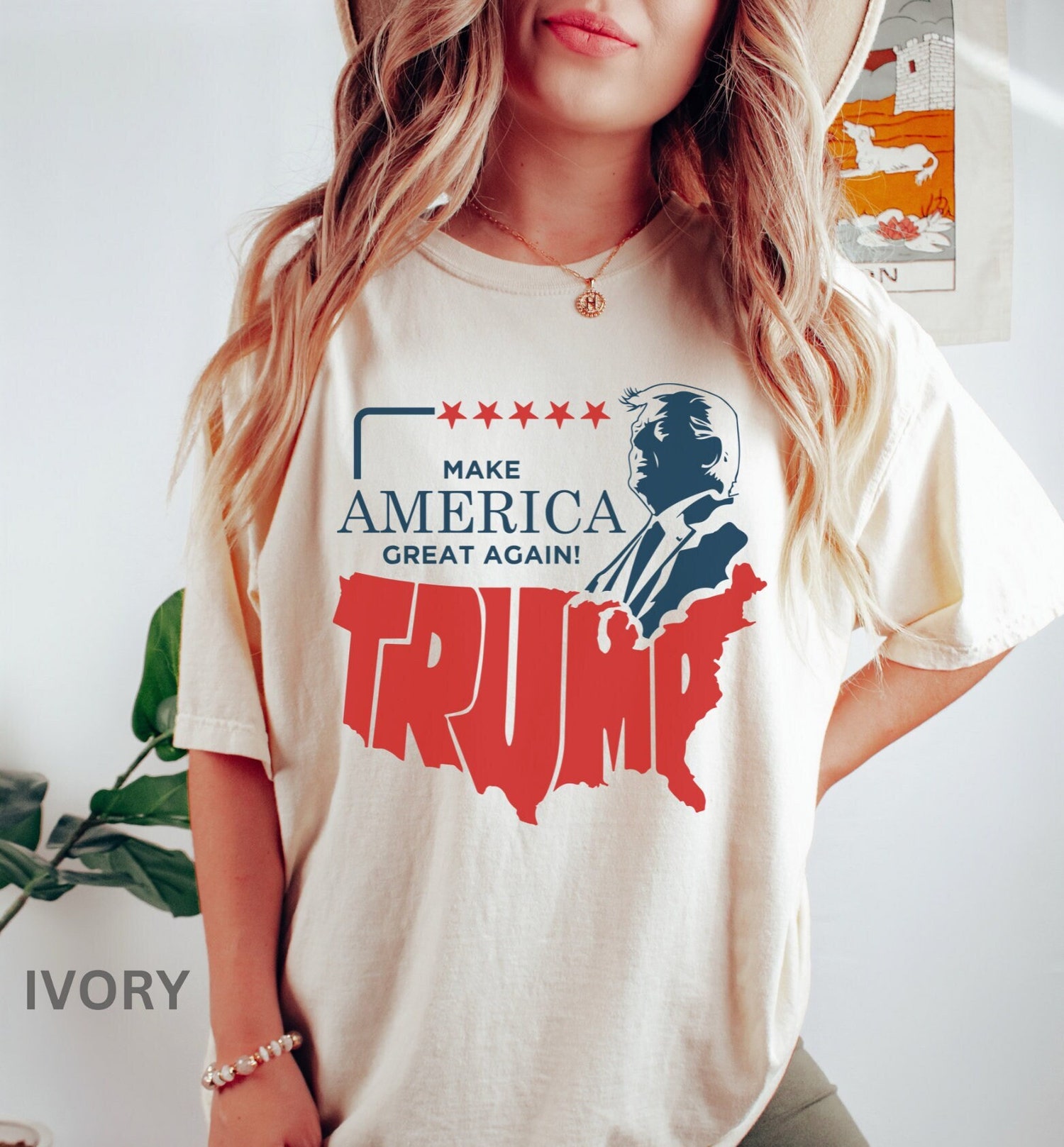 Trump 2024 Shirt American Flag Pro America Republican MAGA Shirt image 0