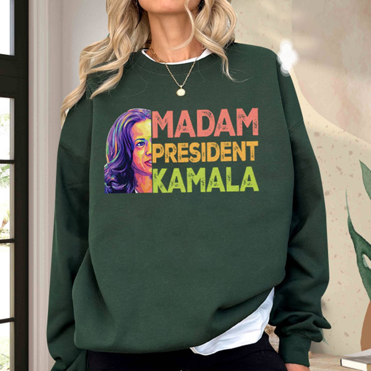 Kamala Harris 2024 Shirt Madam President Tshirt Kamala Harris For President Tee image 3