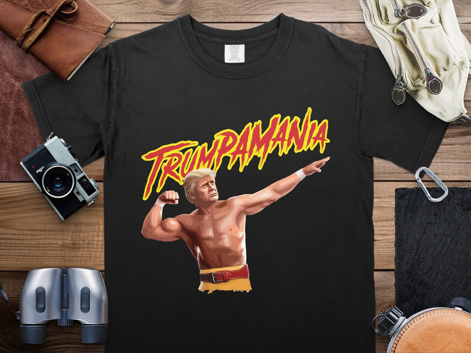 Trumpamania Patriotic USA Pride Donald Trump MAGA Vote Trump 2024 Republican Shirt image 0