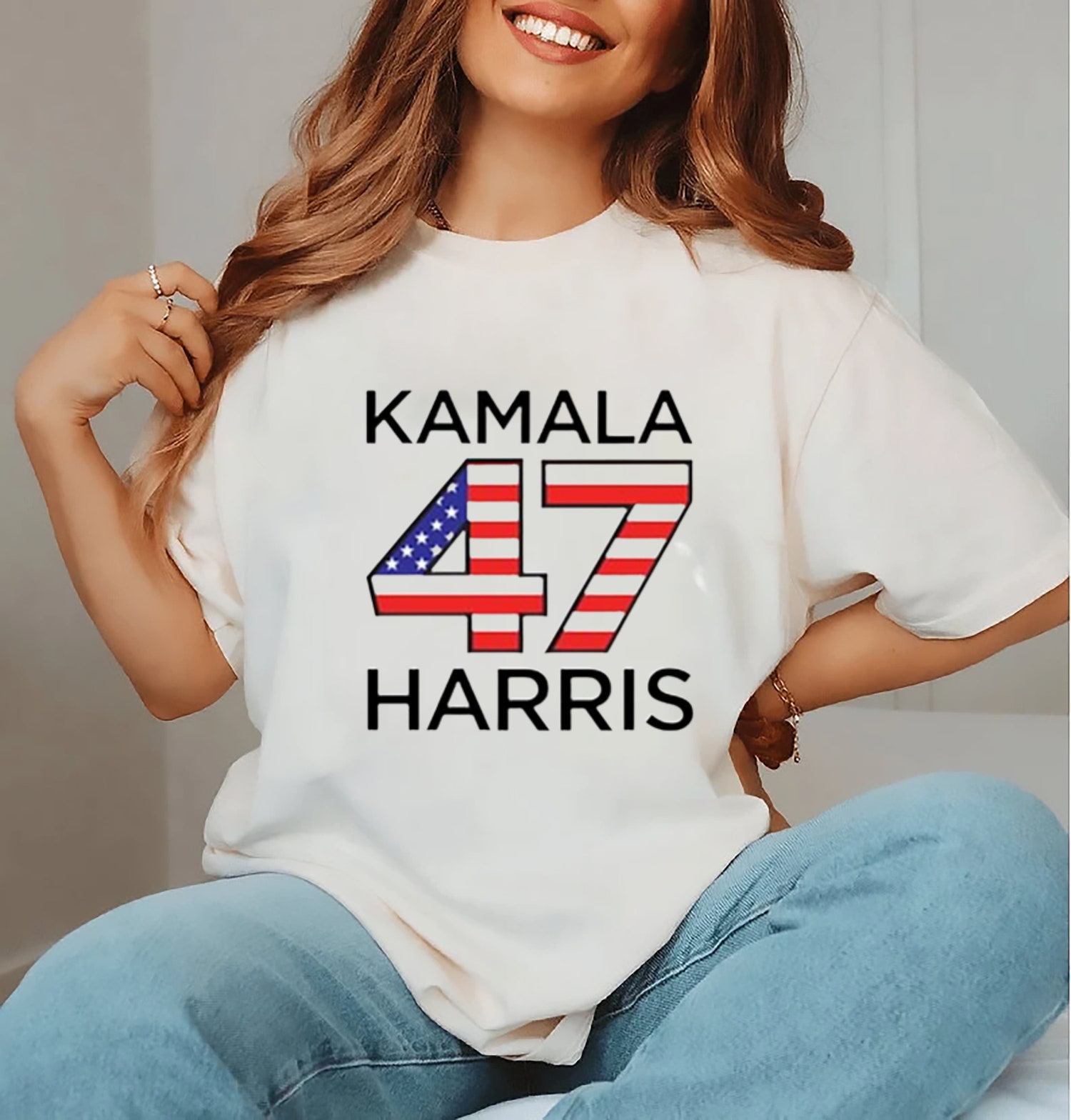 Kamala Harris 2024 Shirt Madam President Tee Democratic Rally Gift Election 2024 image 2