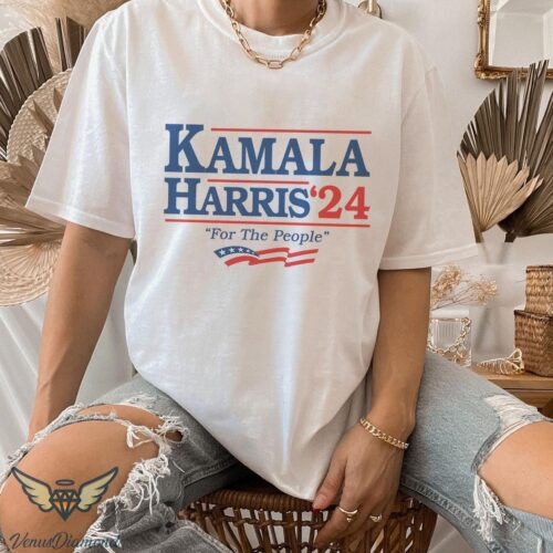 Kamala Harris 2024 Election Shirt Madam President Tee Women's Political Campaign Shirt image 0