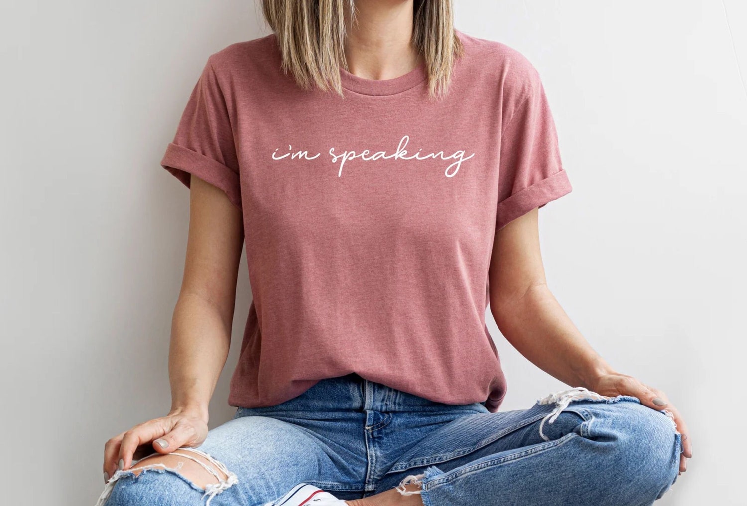 Kamala Harris 2024 Shirt Kamala Rally Tee Madam President I'm Speaking Democrat Political T-Shirt image 0
