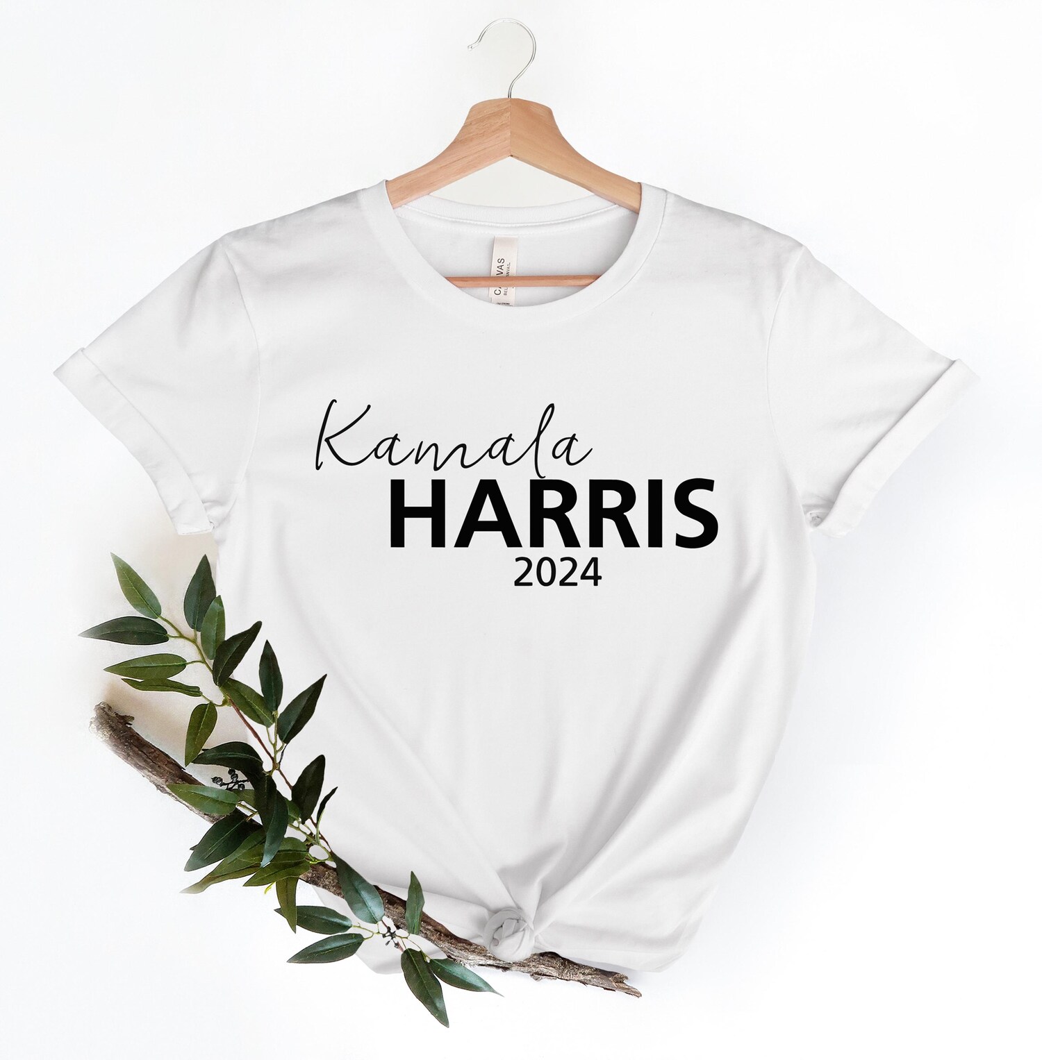 Kamala Harris 2024 Election T-Shirt Madam Vice President Biden Harris Design Political Shirt image 1