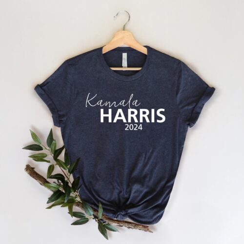 Kamala Harris 2024 Election T-Shirt Madam Vice President Biden Harris Design Political Shirt image 0