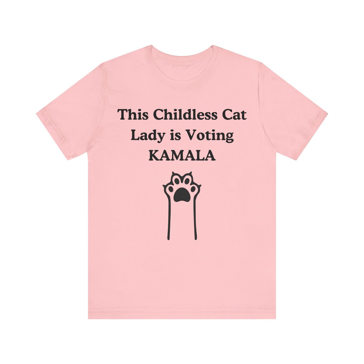 Kamala Harris Shirt Childless Cat Lady Voting Shirt Kamala Supporter Tee image 5