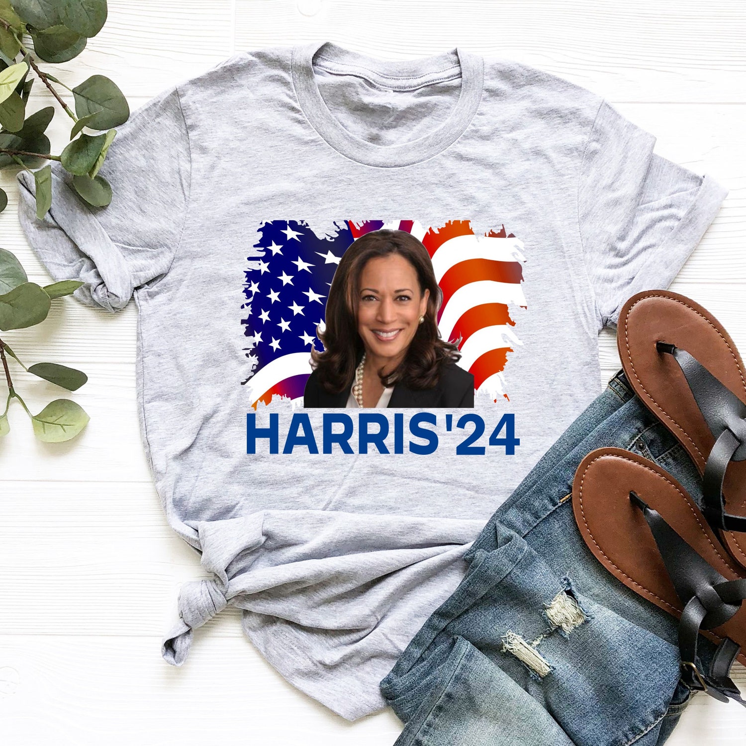 Kamala Harris 2024 Shirt Madam President Tee Presidential Election Rally Shirt Gift image 3