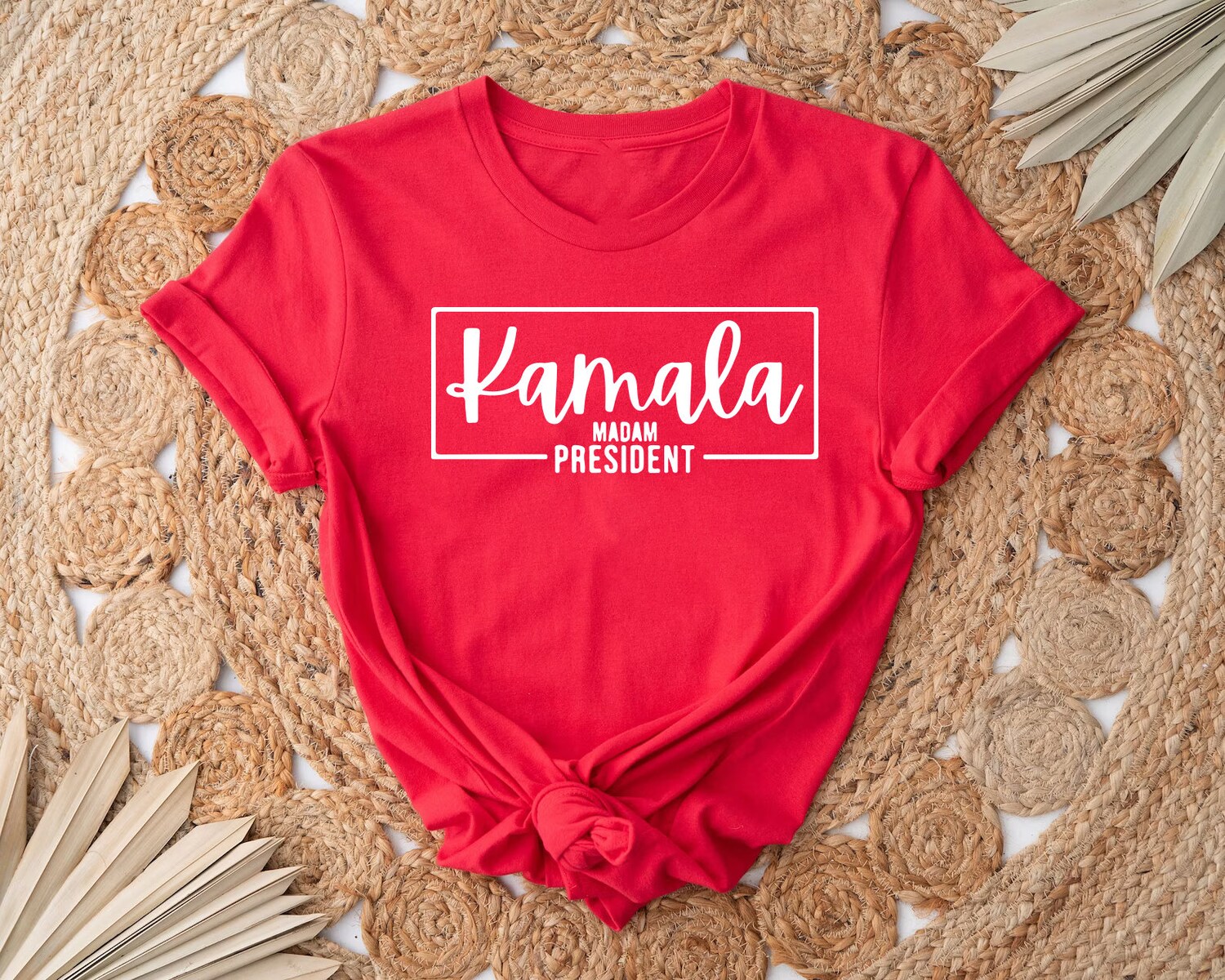 Kamala Harris 2024 President Shirt Kamala Rally Support Tee Democrat Political T-Shirt image 6