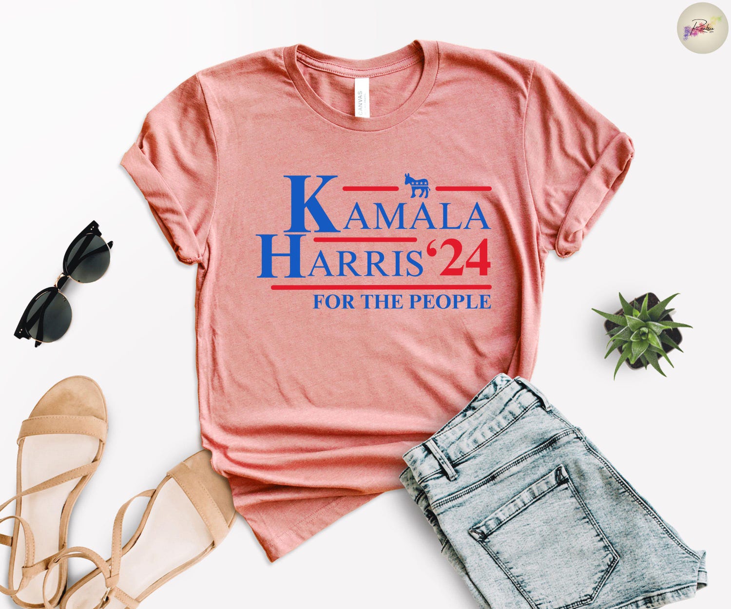 Kamala Harris 2024 T-Shirt for Women Men Democratic Party Election Voting Tee image 5