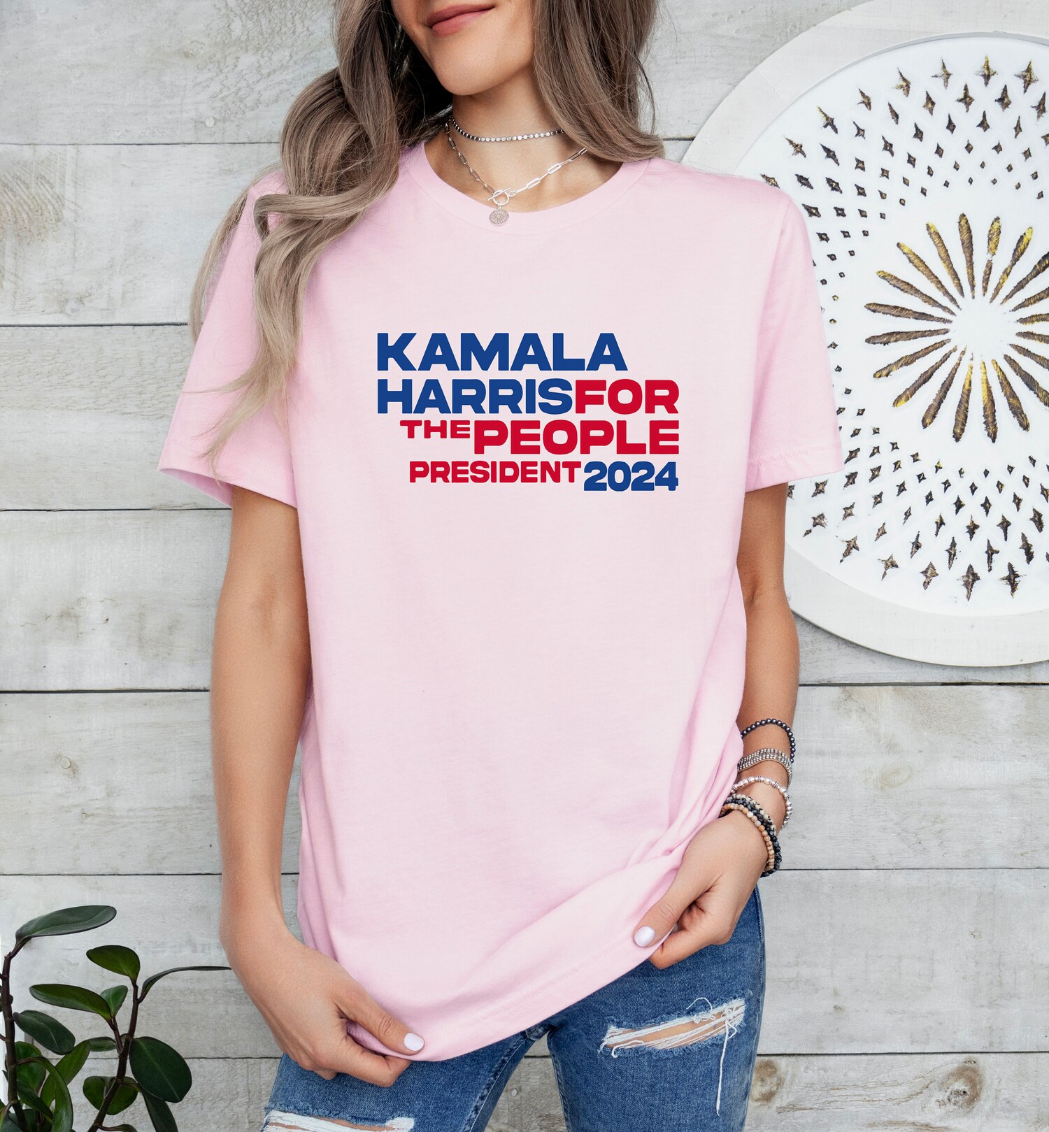 Kamala Harris For The People 2024 President Shirt Democrat Rally Gift Tshirt image 3