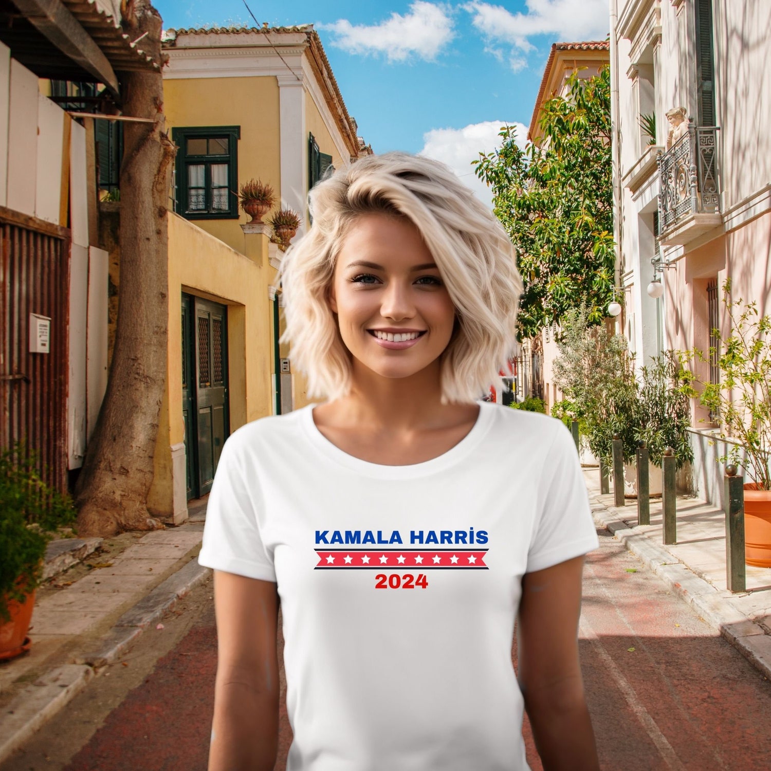 Kamala Harris 2024 Election T-Shirt I'm Speaking Voter Shirt Vote Kamala Harris Tee image 3