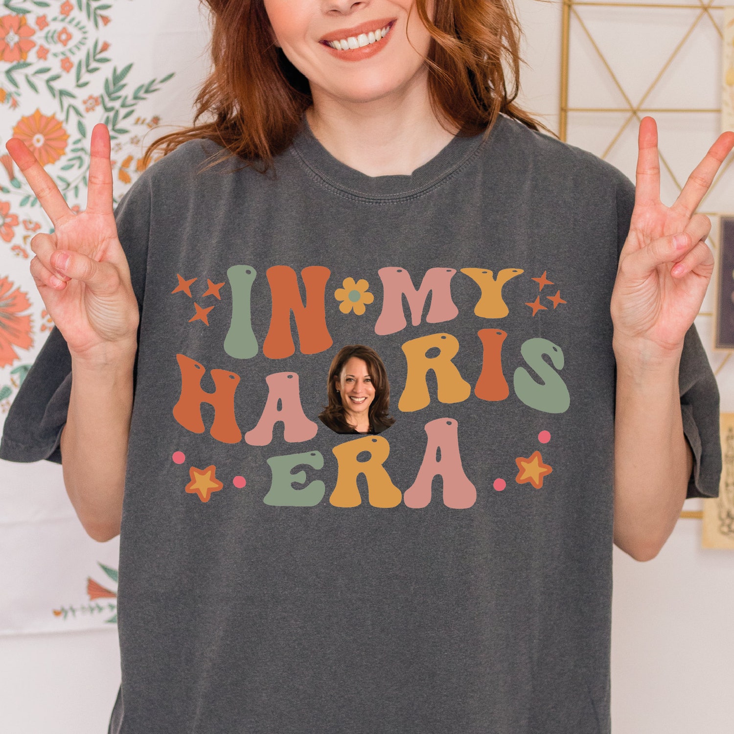 In My Harris Era Shirt Kamala Harris Presidential Vote For The People image 1