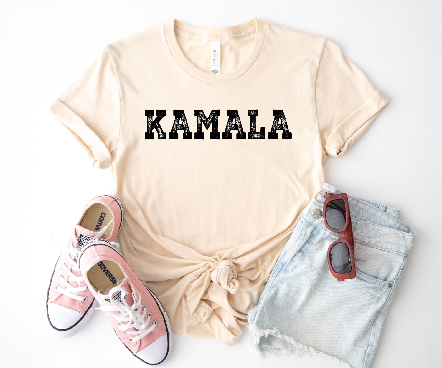 Kamala Harris Presidential Shirt Vice President Election Democrat Madam President Tee image 0