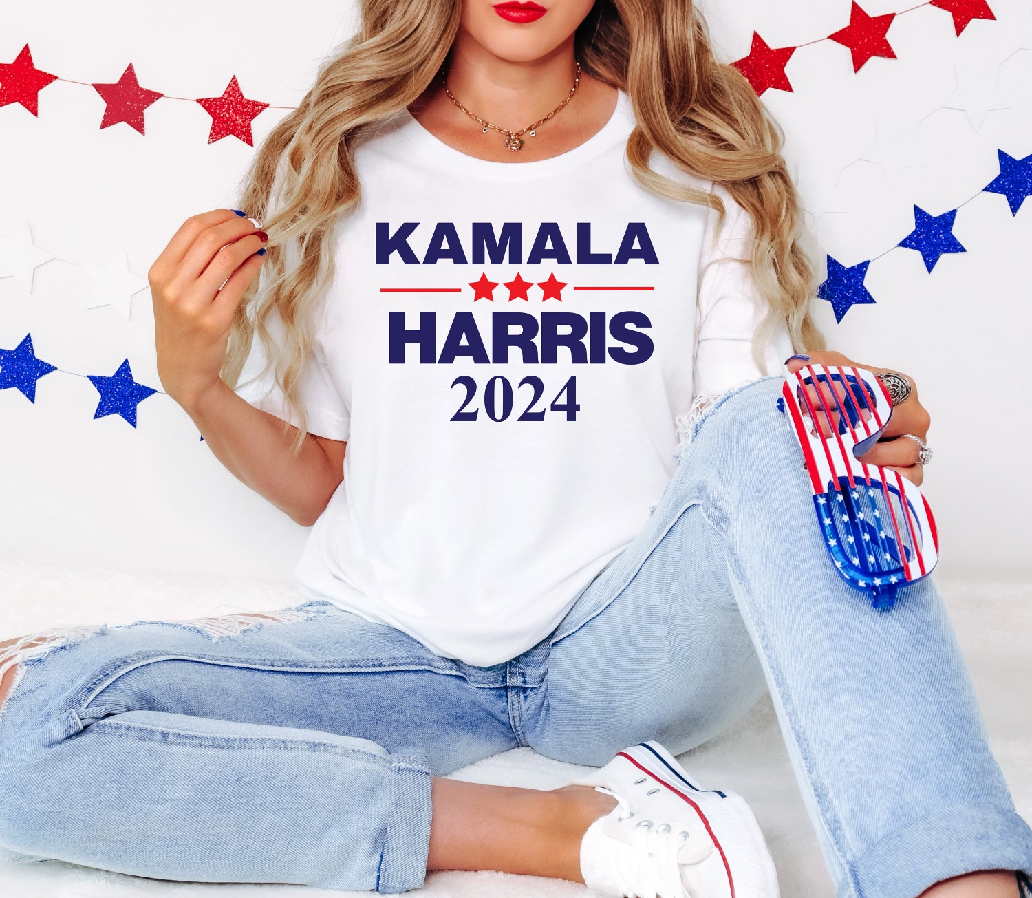 2024 Kamala Harris Let's Finish The Job T-Shirt President Kamala Harris Rally Shirt image 3