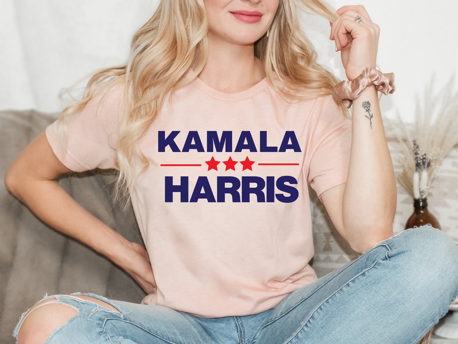 Kamala Harris 2024 Let's Finish The Job Shirt President Kamala Harris Rally Tee image 1