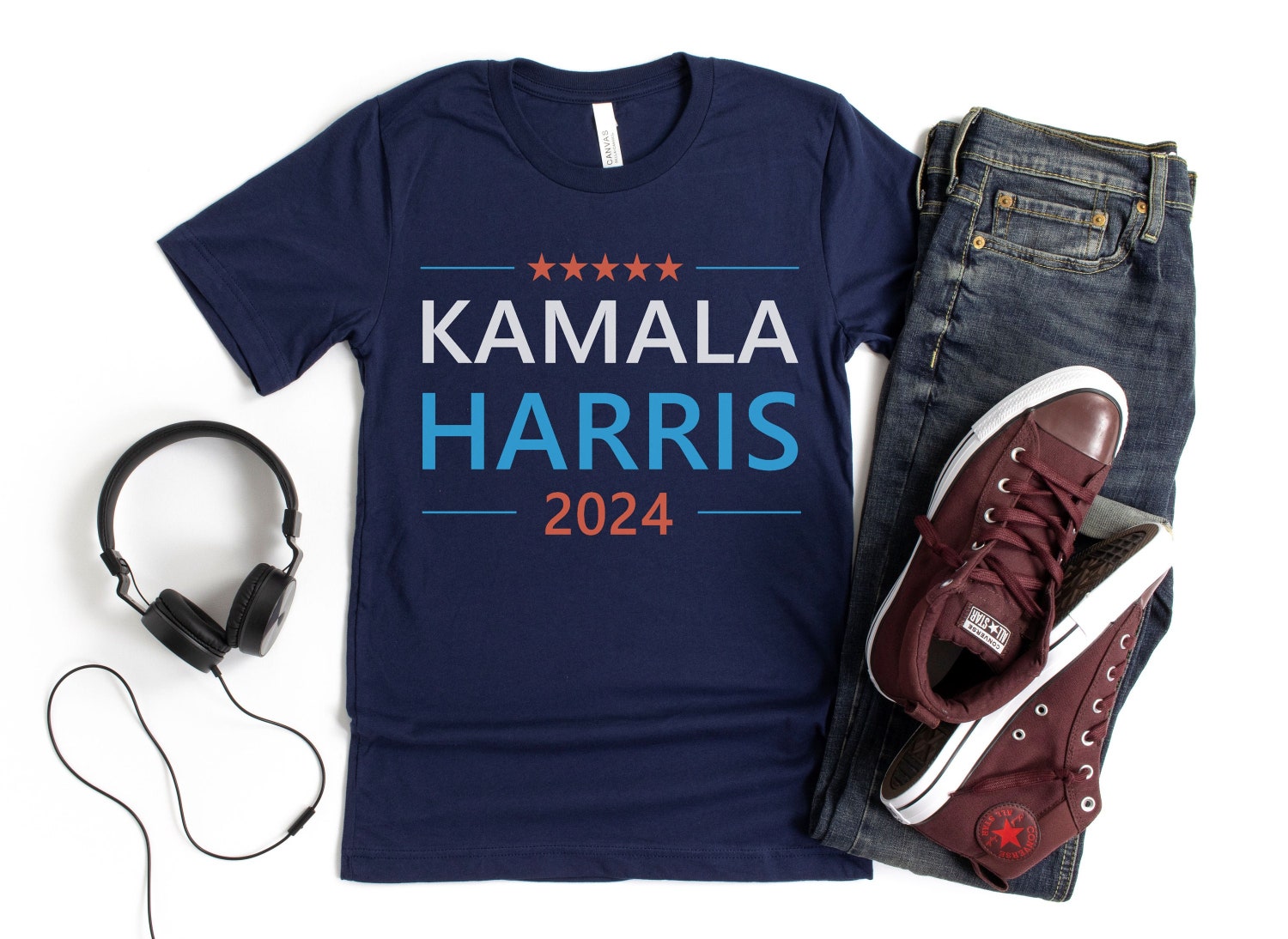 Kamala Harris 2024 Shirt Pro Democrat Election Kamala for President 2024 Tee image 1