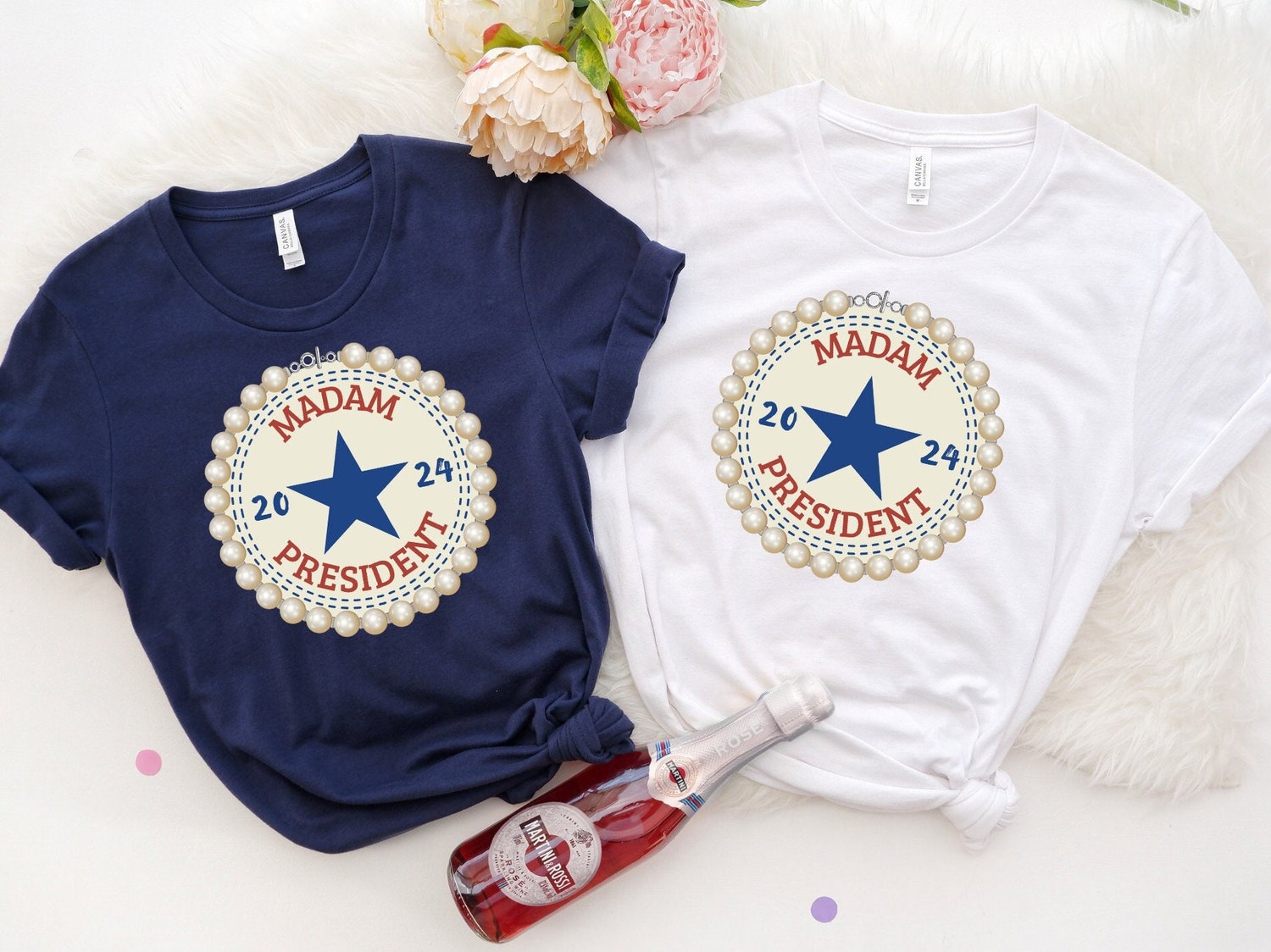 Kamala Harris Shirt Madam President 2024 Feminist T-Shirt Kamala for President Merch image 0