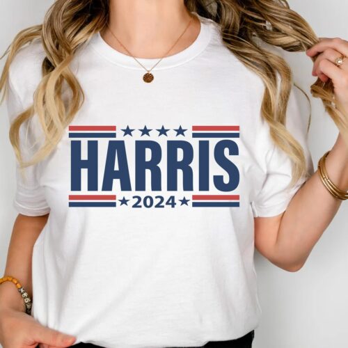 Kamala Harris 2024 Shirt Madam President Tee Presidential Election Rally Shirt image 0