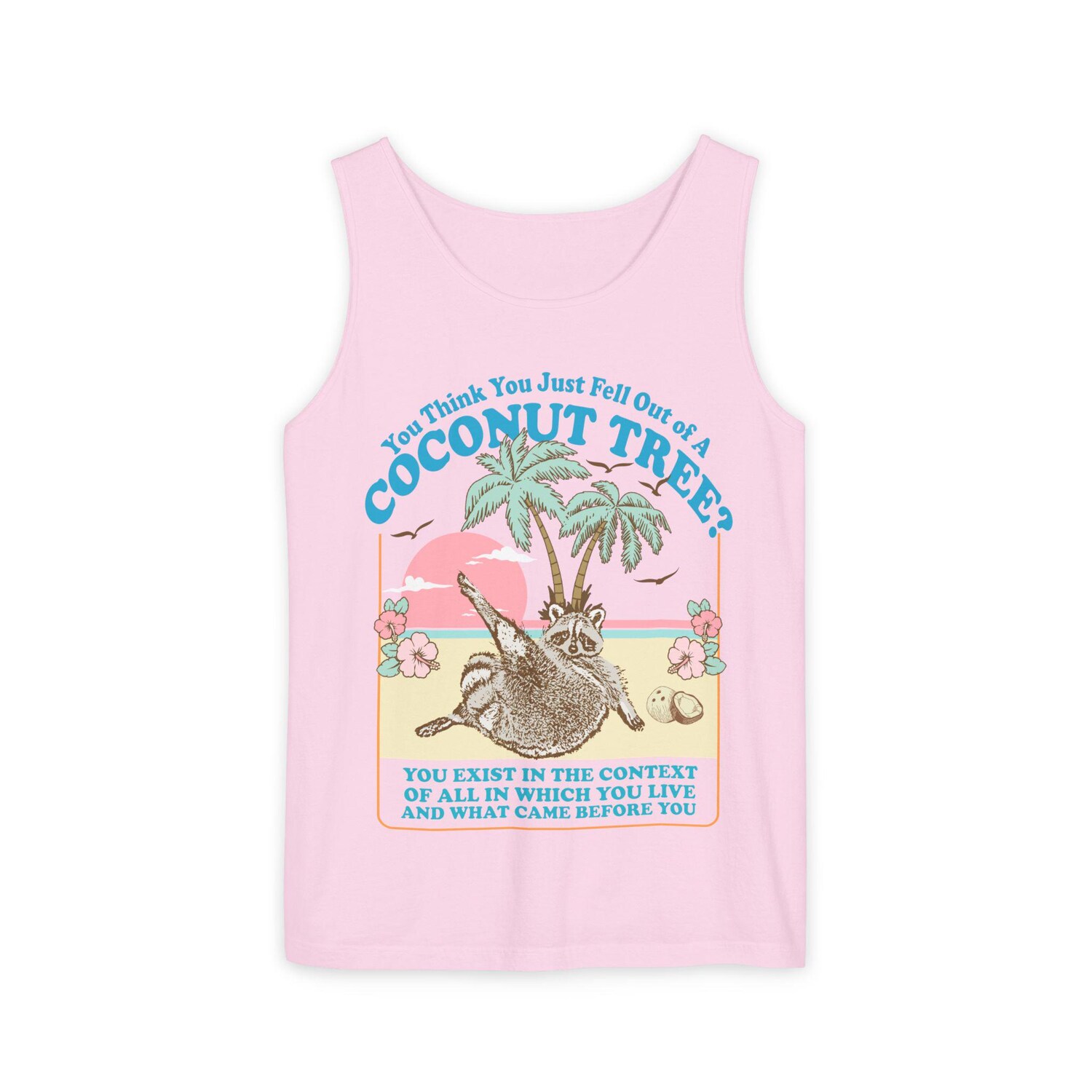 Kamala Harris Tank Top Funny Quote Coconut Tree Social Democrat Harris 2024 Election Shirt image 4