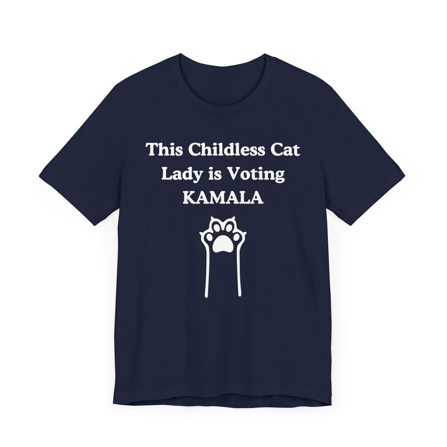 Kamala Harris Shirt Childless Cat Lady Voting Shirt Kamala Supporter Tee image 4