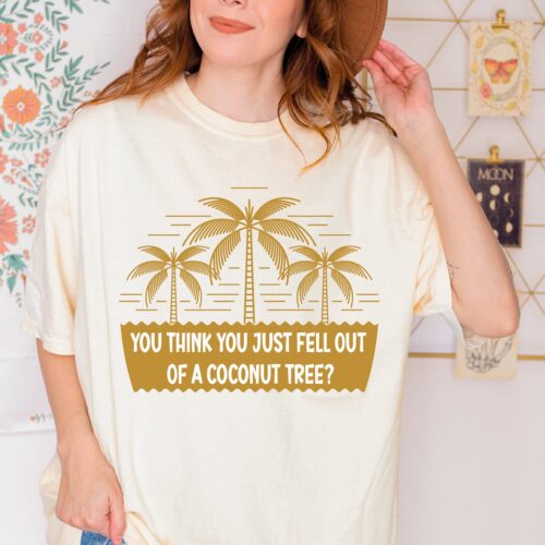 Kamala Harris Coconut Tree Quote Shirt Presidential Campaign Tee Vote Kamala Harris Tshirt image 0