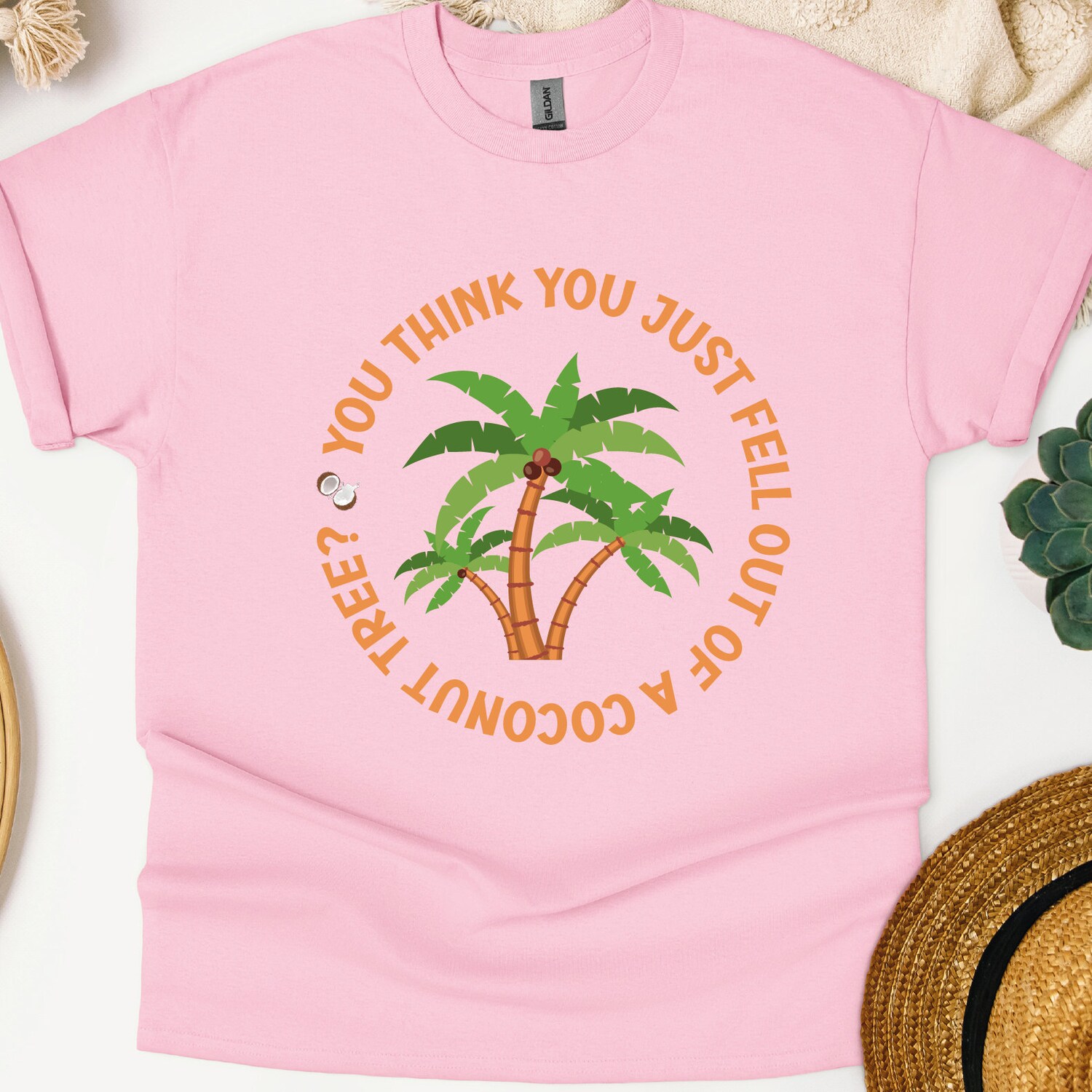 Kamala Harris Quote Shirt You Think You Just Fall Out of a Coconut Tree Presidential Vote Tee image 3