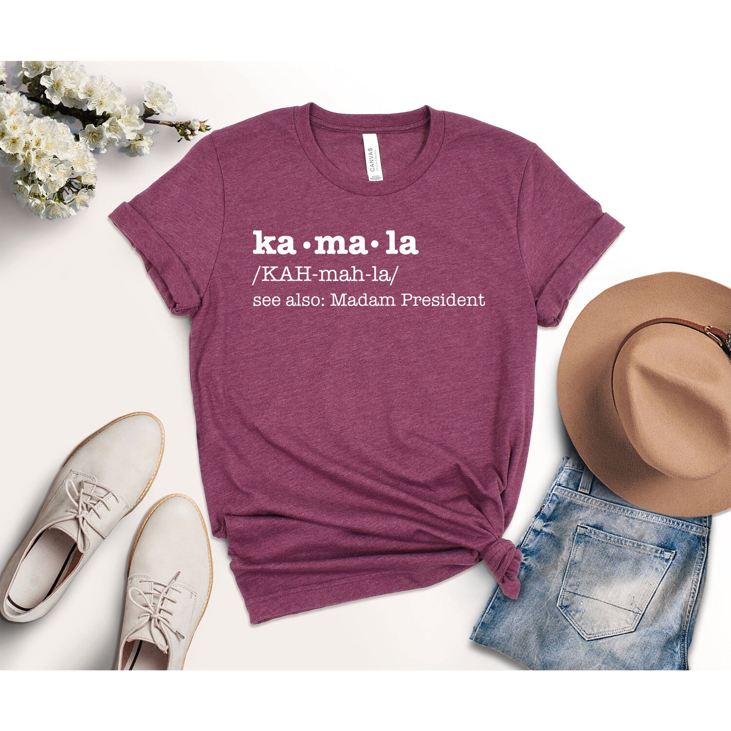 Kamala Harris 2024 Shirt Madam President Shirt Kamala Fan Gift Democrats Apparel image 2