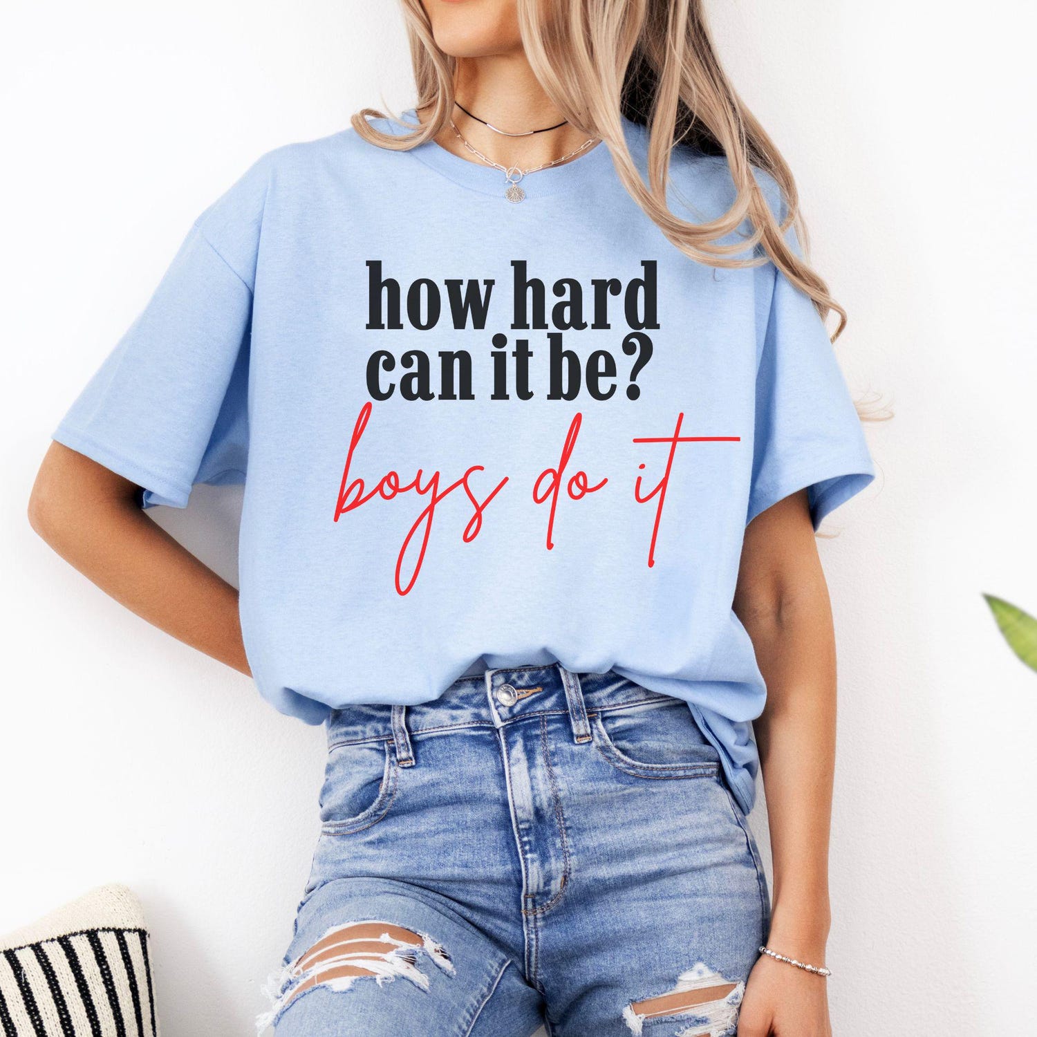 How Hard Can It Be Boys Do It Shirt for Girls Election 2024 Kamala Harris Tee image 1